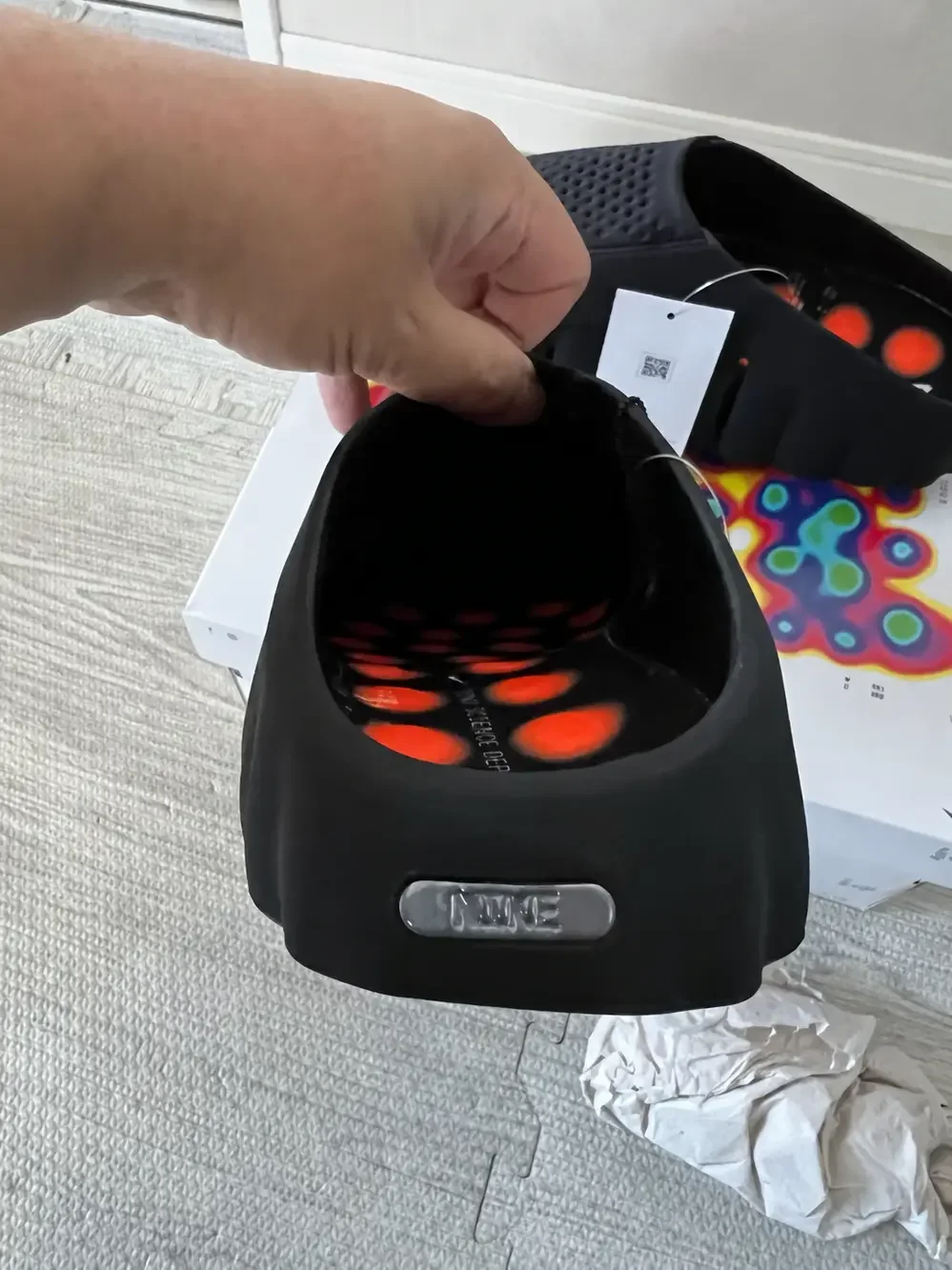 New - Nike Mind 001 Slide “Black Chrome”